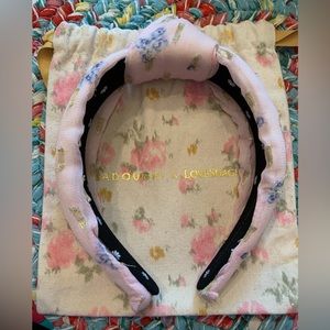 Lele Sadoughi x LoveShackFancy knotted headband collab